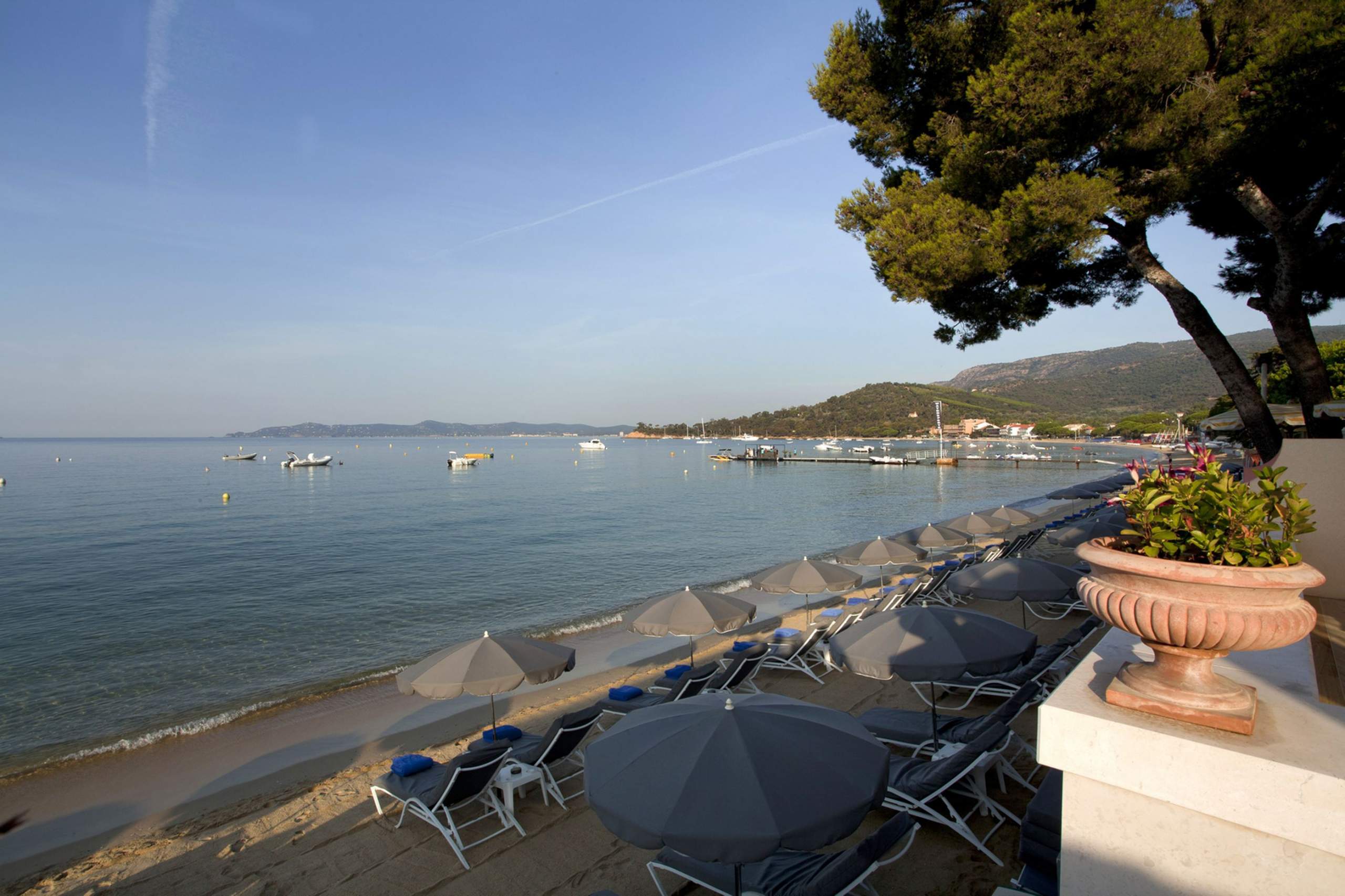 Plage sable fin privée